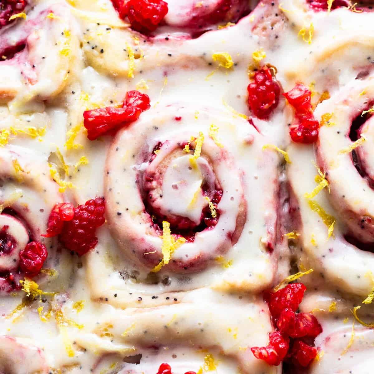 Homemade Raspberry Lemon Poppy Seed Rolls: Simple Steps for Delight